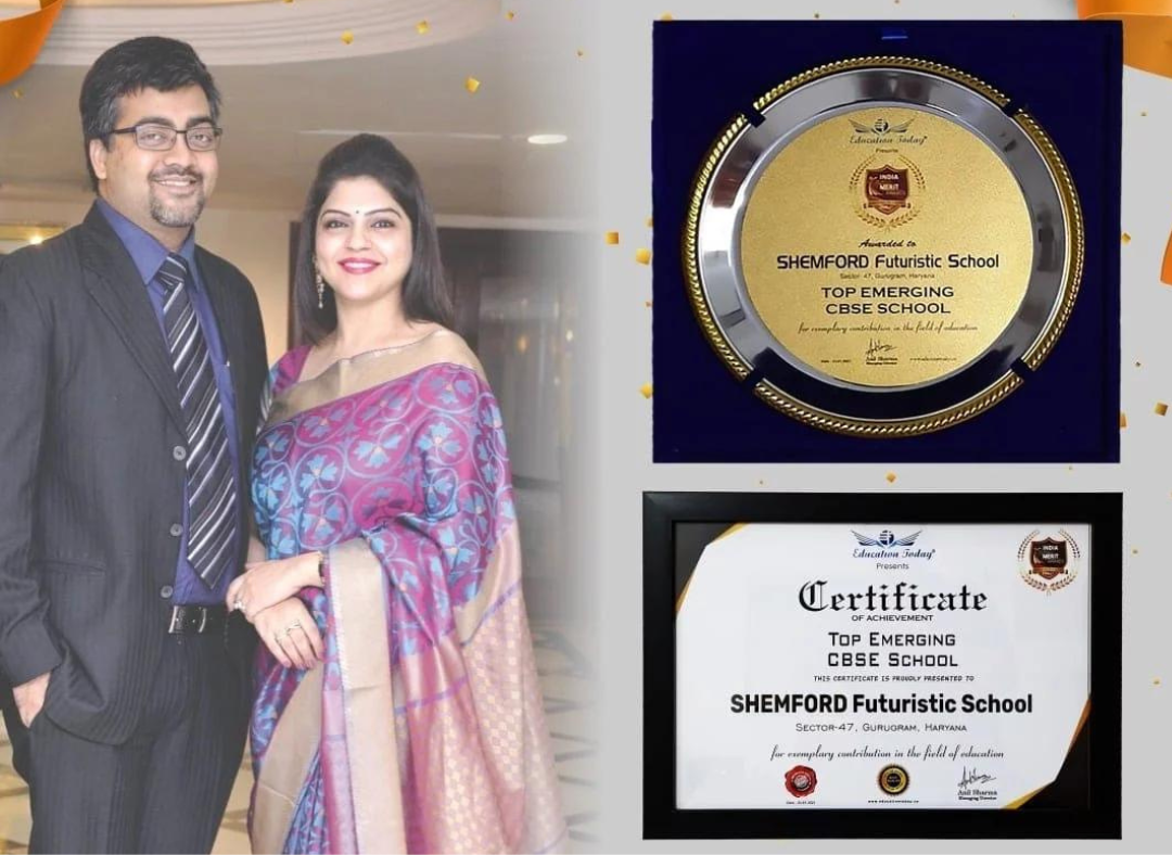 Shemford Futuristic School, Gurugram receives another prestigious national-level awards - Best School in gurgaon