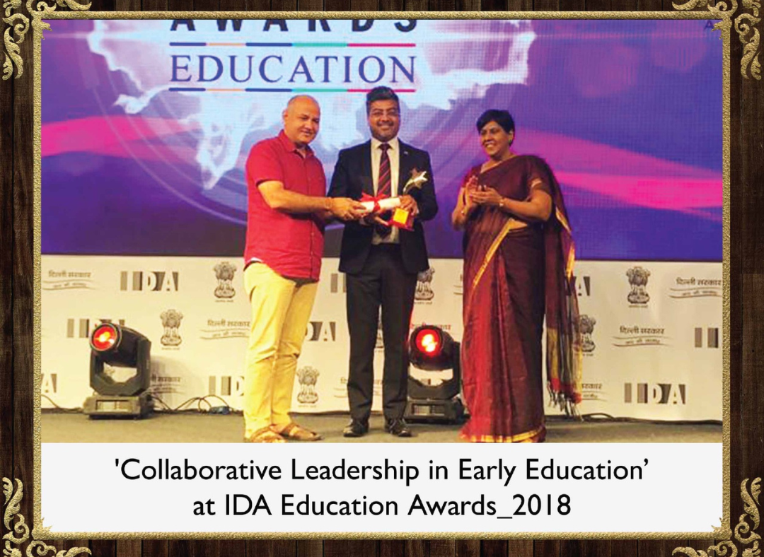 Collaborative Leadership in Early Education' at IDA Education Awards_2018 - Shemford gurgaon