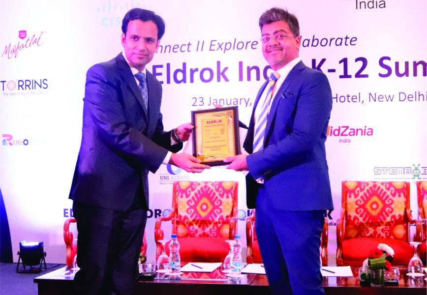 Excellence in National Presence by Eldrok India K12 Summit 2019