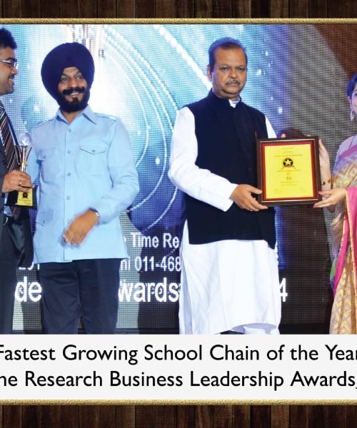 Fastest Growing School Chain of the Year by Time Research Business Leadership Awards 2013